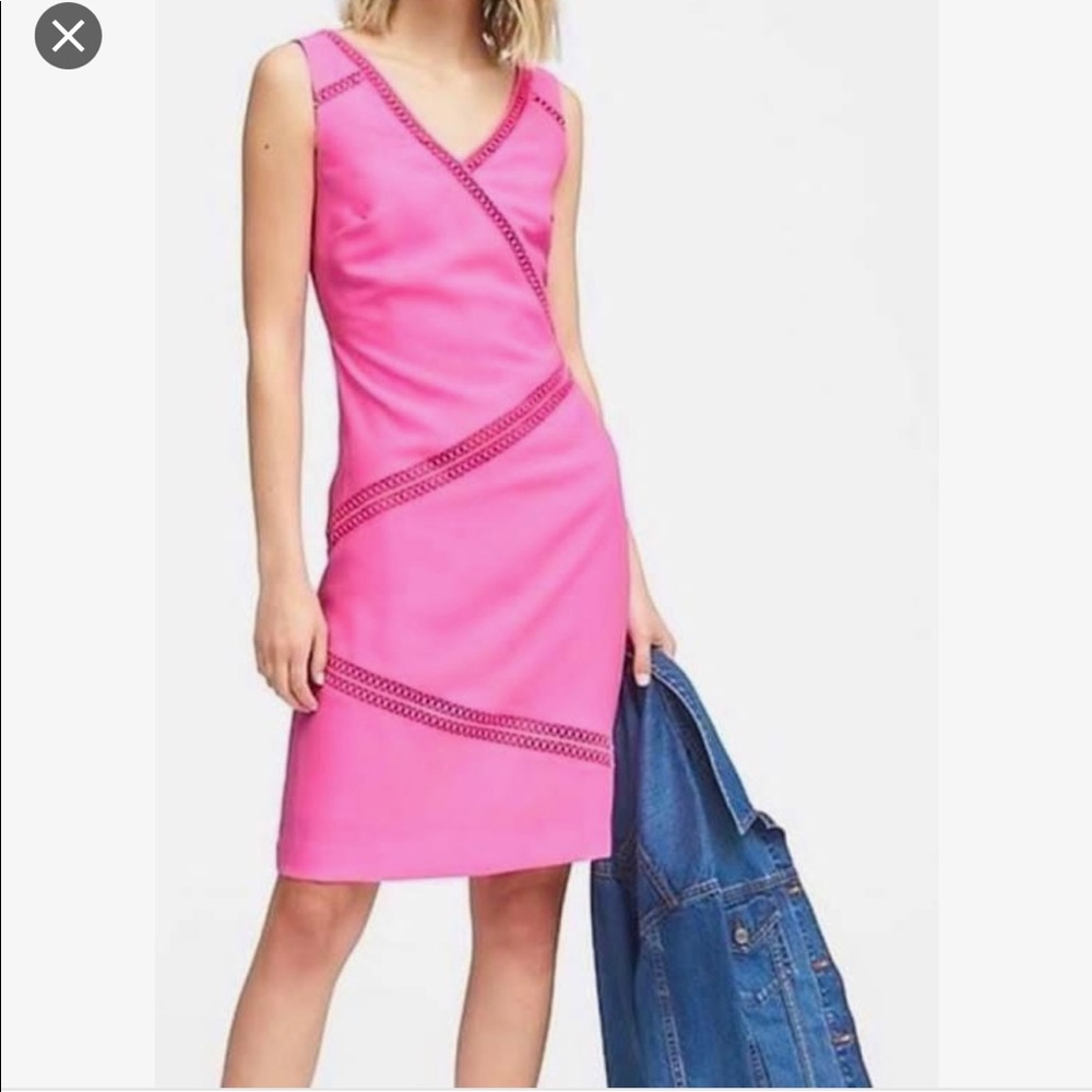 Banana Republic Pink Shift Dress